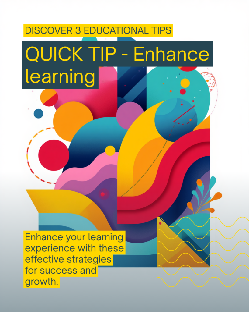 3 Educational Tips Carousel