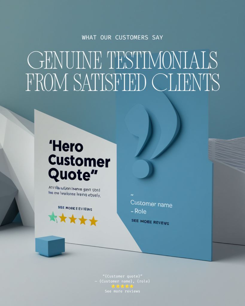 Genuine Testimonial