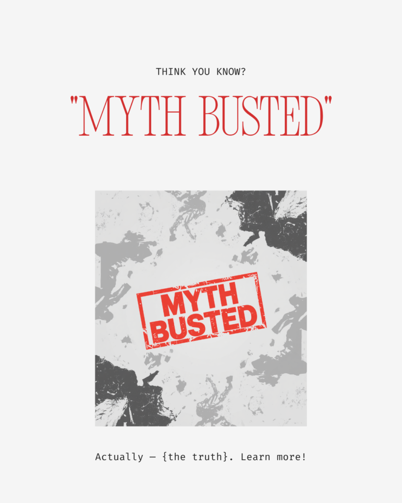 Myth Busted Stamp